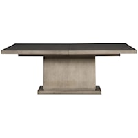 Casual Single Pedestal Dining Table