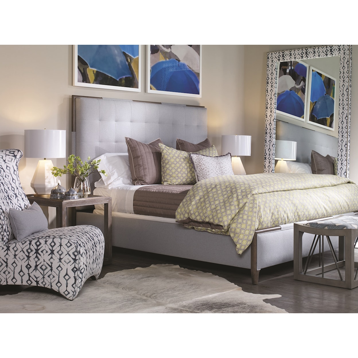 Vanguard Furniture Chatfield by Thom Filicia Home King Upholstered Bed