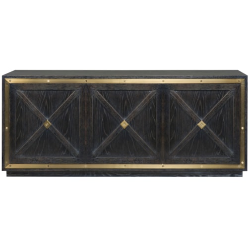 Transitional Sofa Console Table Dining Buffet with Adjustable Shelves