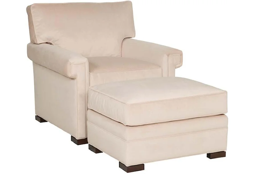 Davidson Chair and Ottoman by Vanguard Furniture at Baer's Furniture