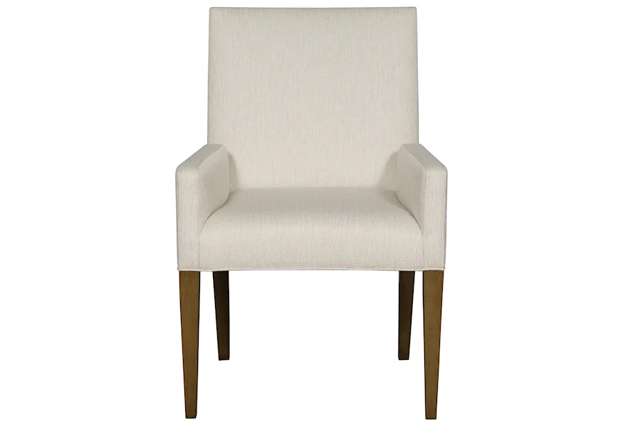 Dune Dining Upholstered Arm Chair by Vanguard Furniture at Baer's Furniture