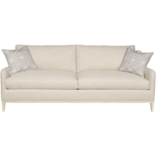 Contemporary Sofa with Track Arms