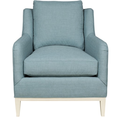 Contemporary Chair with Tapered Feet