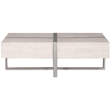 Stone Veneer Cocktail Table