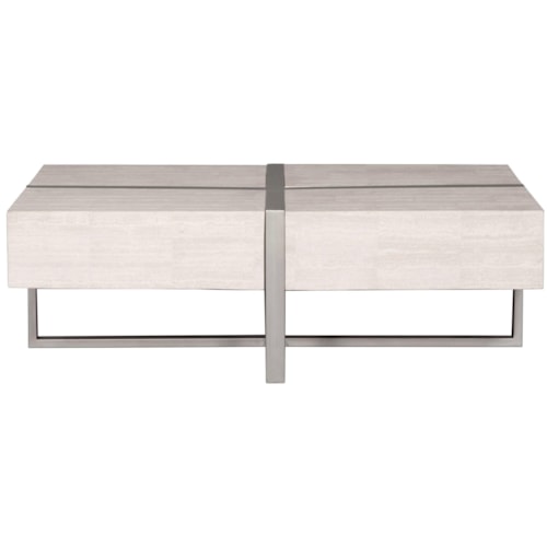 Stone Veneer Cocktail Table