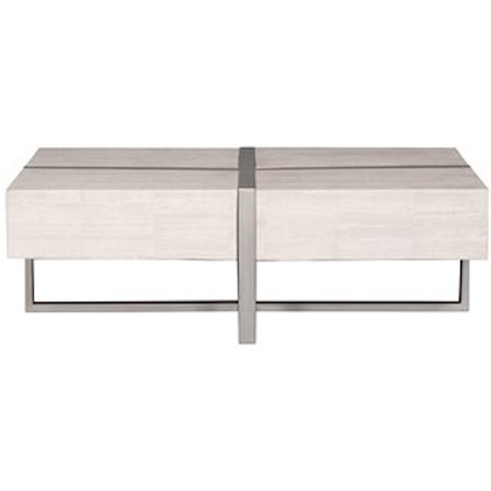 Stone Veneer Cocktail Table