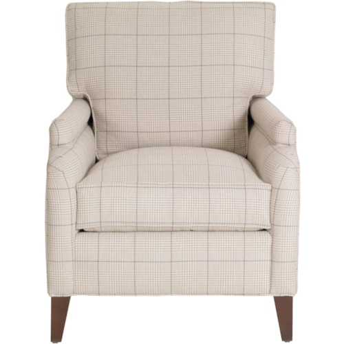 Traditional Chair with Track Arms