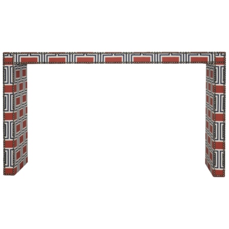 Upholstered Sofa Console Table
