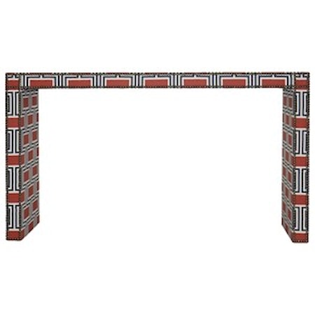 Upholstered Sofa Console Table