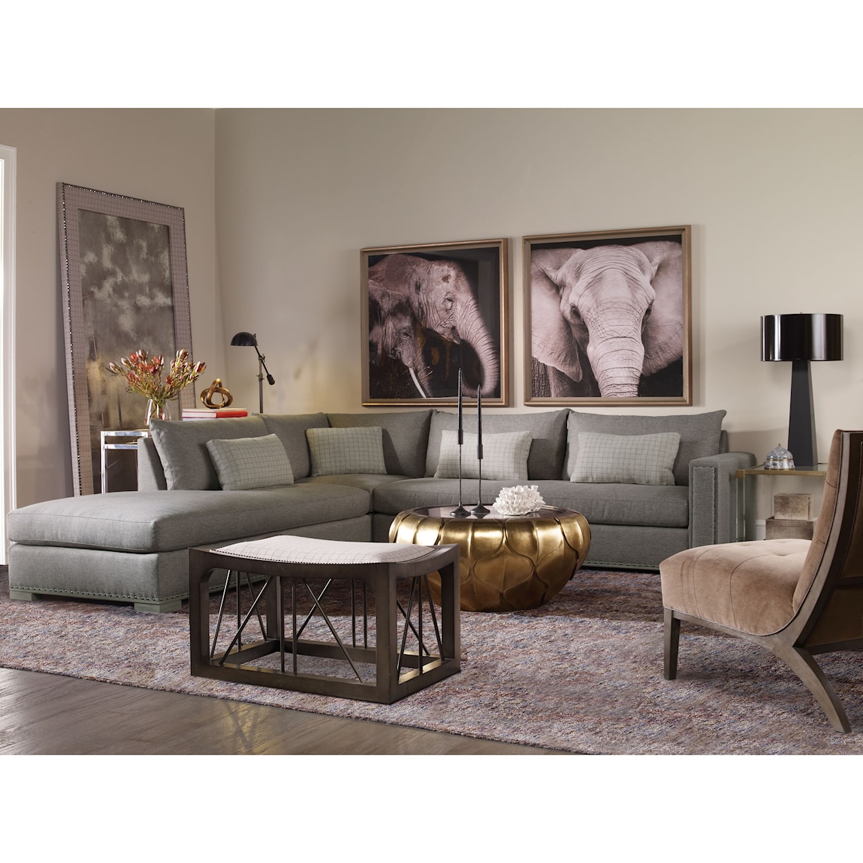 Vanguard Furniture New Field by Thom Filicia Home Side Table