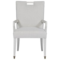 Dining Arm Chair with Cutout