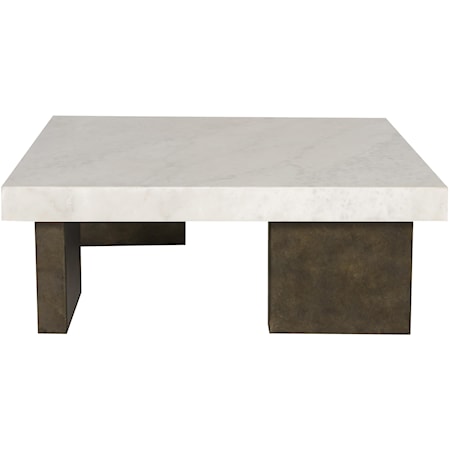 Marble Top Cocktail Table
