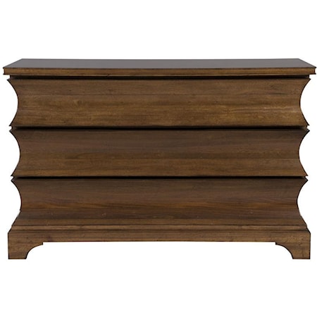 Contemporary Pebble Hill 3 Drawer Accent  Chest