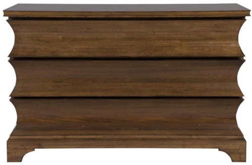 Contemporary Pebble Hill 3 Drawer Accent  Chest