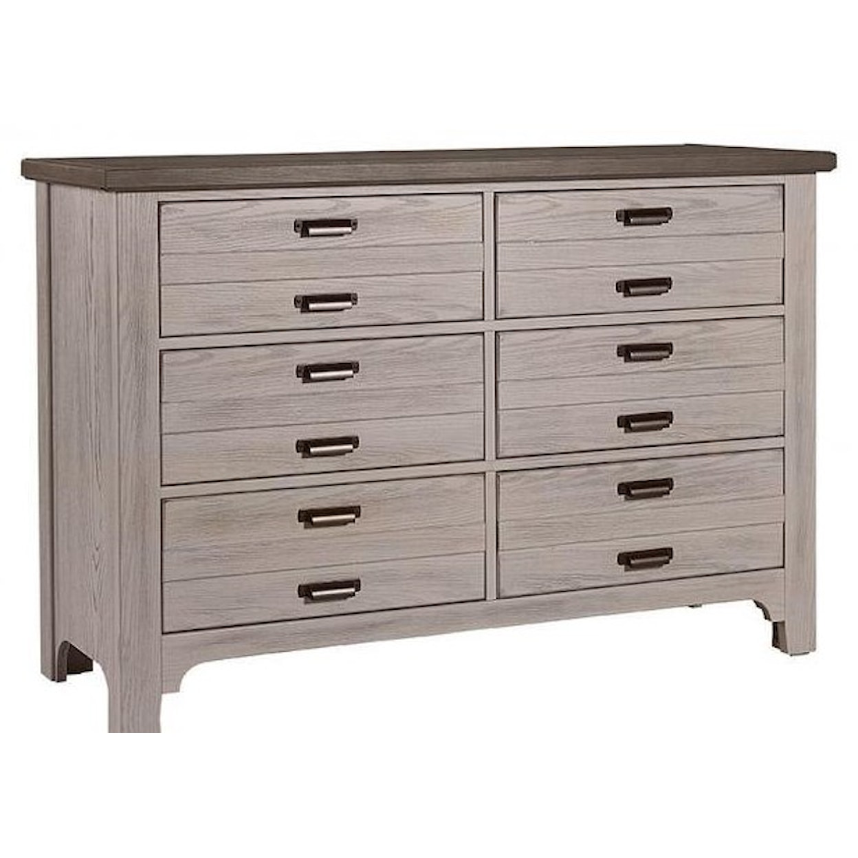 Vaughan Bassett 741 6 Drawer Dresser in Dover