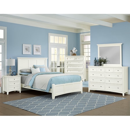 King Mansion Bed,Dresser,Mirror,Nightsta