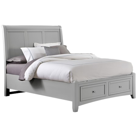 Queen Sleigh Storage Bed