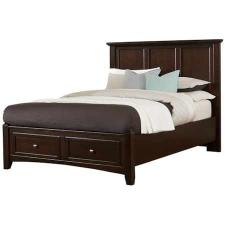 Queen Mansion Storage Bed