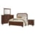 Vaughan Bassett Bungalo Home King Upholstered Storage Bed, 9 Drawer Dresser, Master Landscape Mirror, 2 Drawer Nightstand