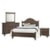 Vaughan Bassett Bungalo Home Queen Arch Bed, Double Dresser, Landscape Mirror, 2 Drawer Nightstand