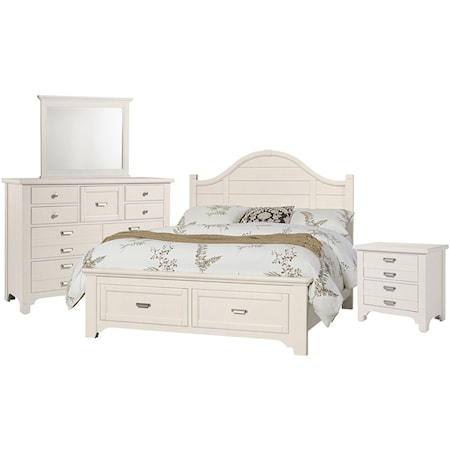 King Storage, Dresser, Mirror, Nightstand