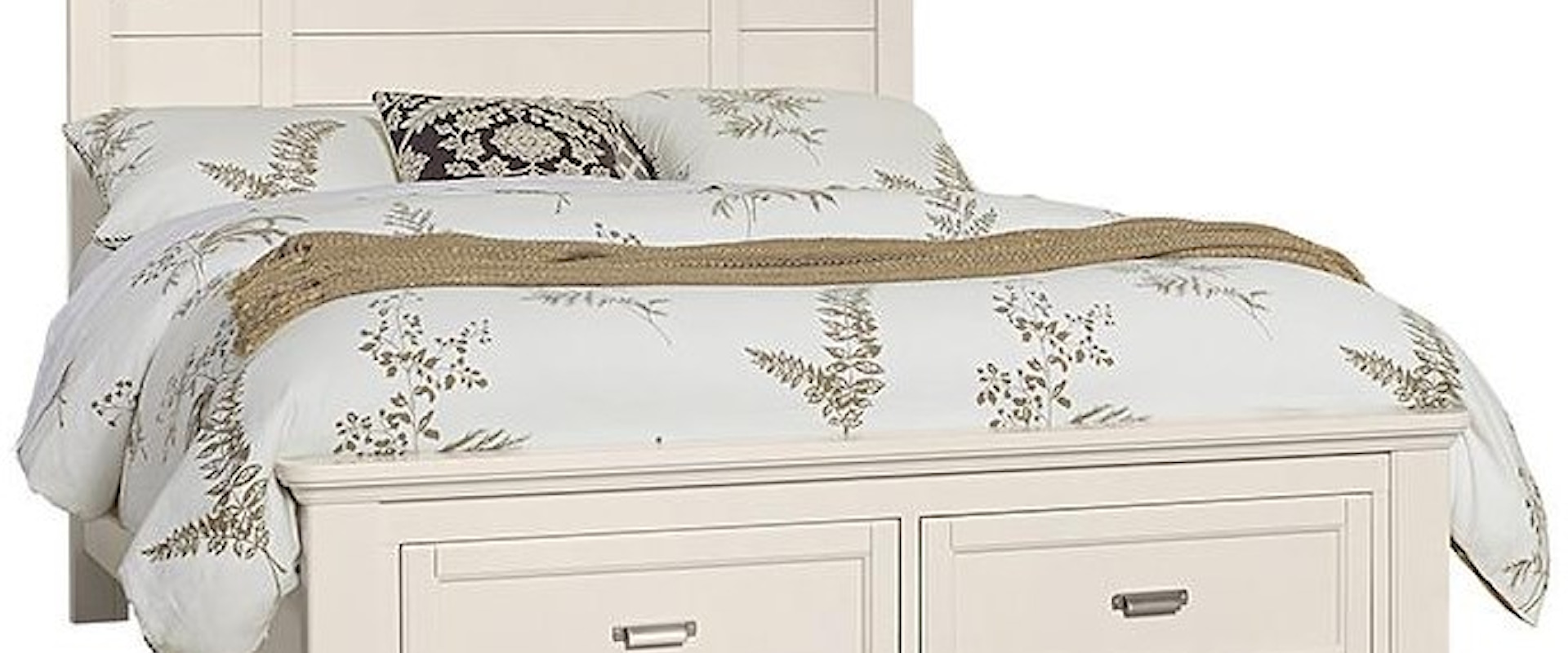 Queen Arch Storage Bed