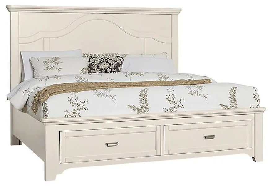 Bungalo Home Queen Mantel Storage Bed by Vaughan Bassett at Johnny Janosik