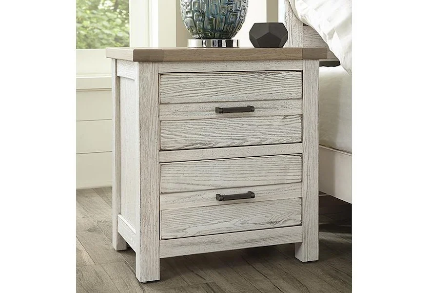 Centennial Solids 2 Drawer Night Stand by Vaughan Bassett at Johnny Janosik