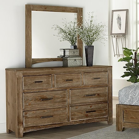 Dresser + Mirror Set