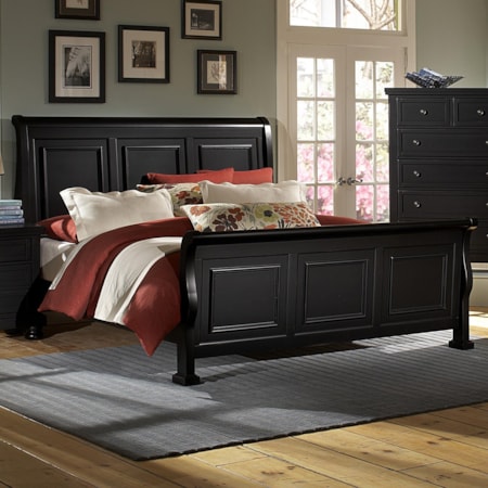 Queen Sleigh Bed