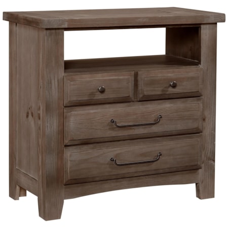 4 Drawer Media Chest