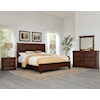 Vaughan Bassett Vista - Warm Cherry Dresser & Mirror