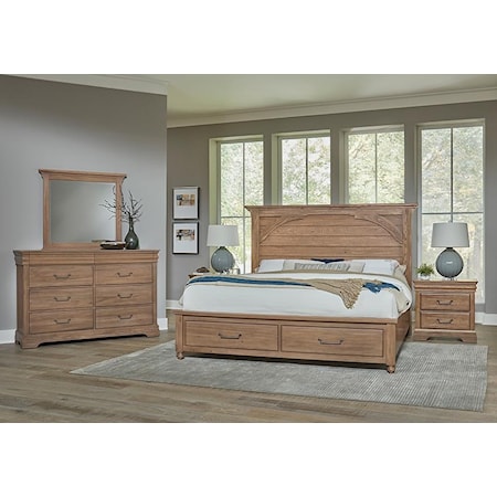 KING MASION BED WITH STORAGE