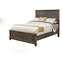3 Piece King Panel Bed