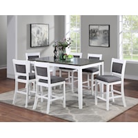 7pc Dining Set Pub Height