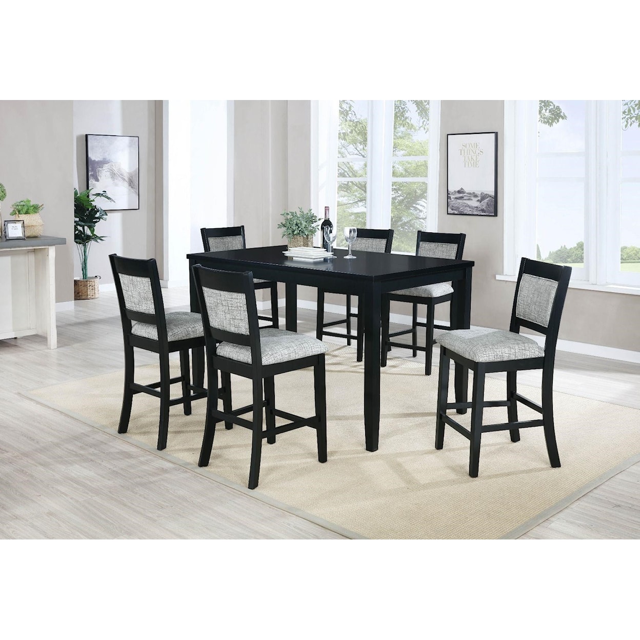 Vilo Home Upstate 7pc Dining Set - All in One Box