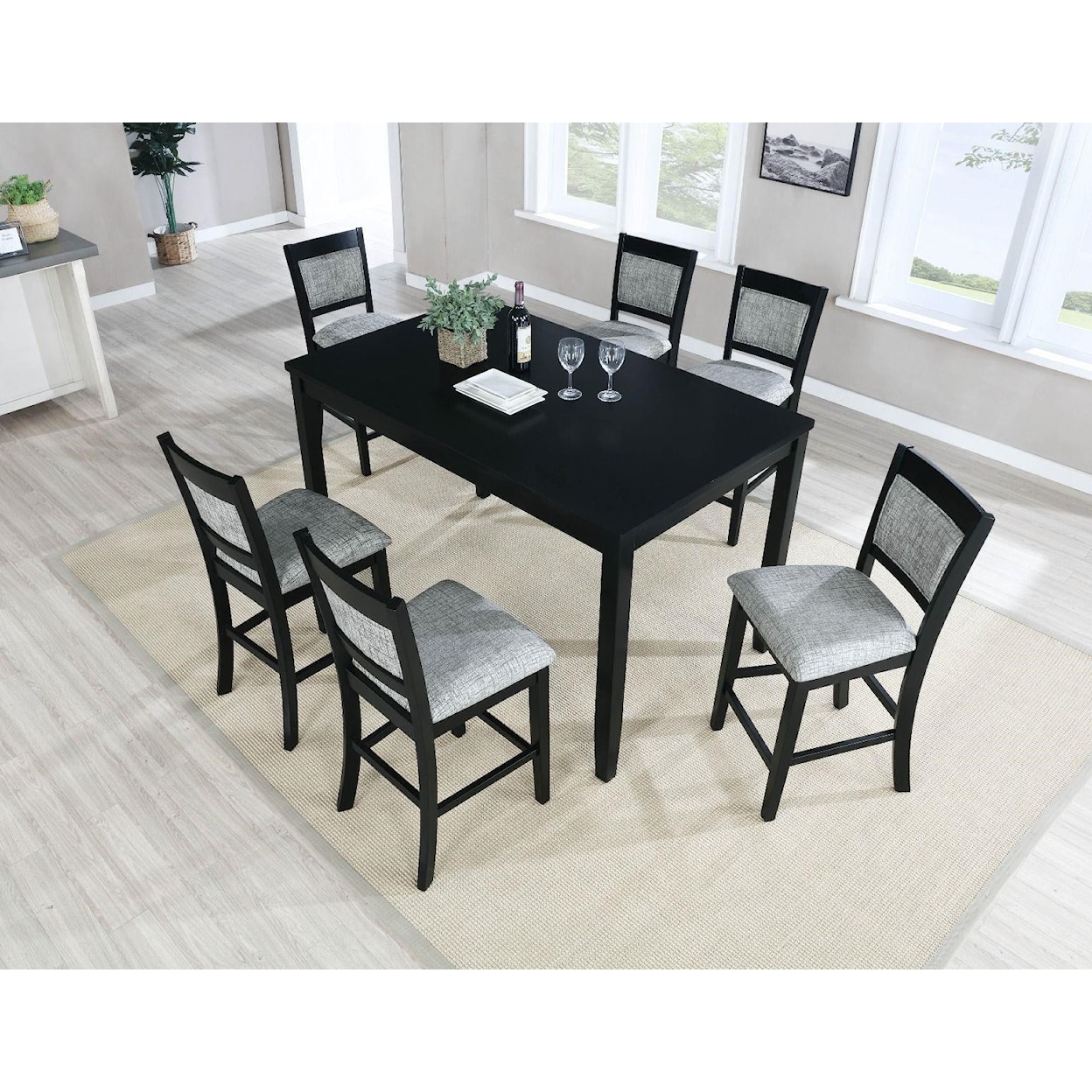 Vilo Home Upstate 7pc Dining Set - All in One Box