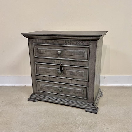 Terra 3 Drawer Nightstand