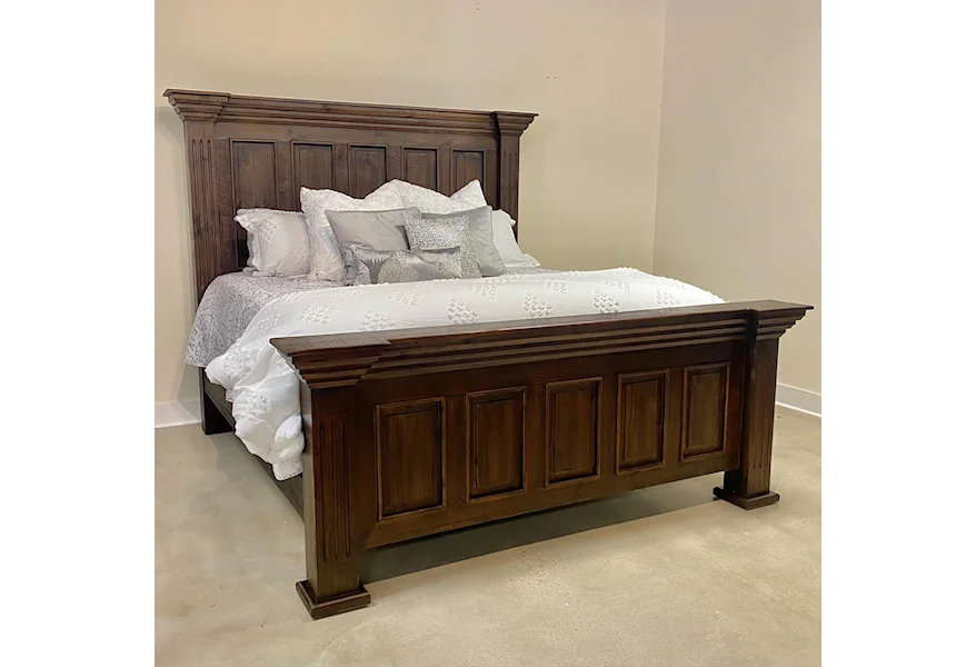 Chalet King Bed by Vintage at Johnson's Furniture