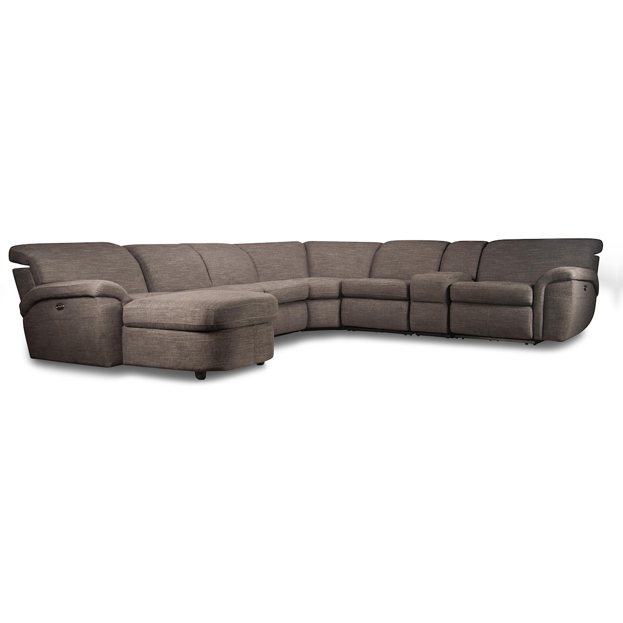 Vogue Home Furnishings Astra Astra Sleeper Sectional with Power Recliner