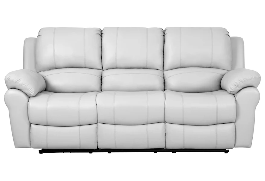 PX9015 QUINCEY CREAM Power Leather reclining Sofa by Vogue Home Furnishings at Furniture Fair - North Carolina