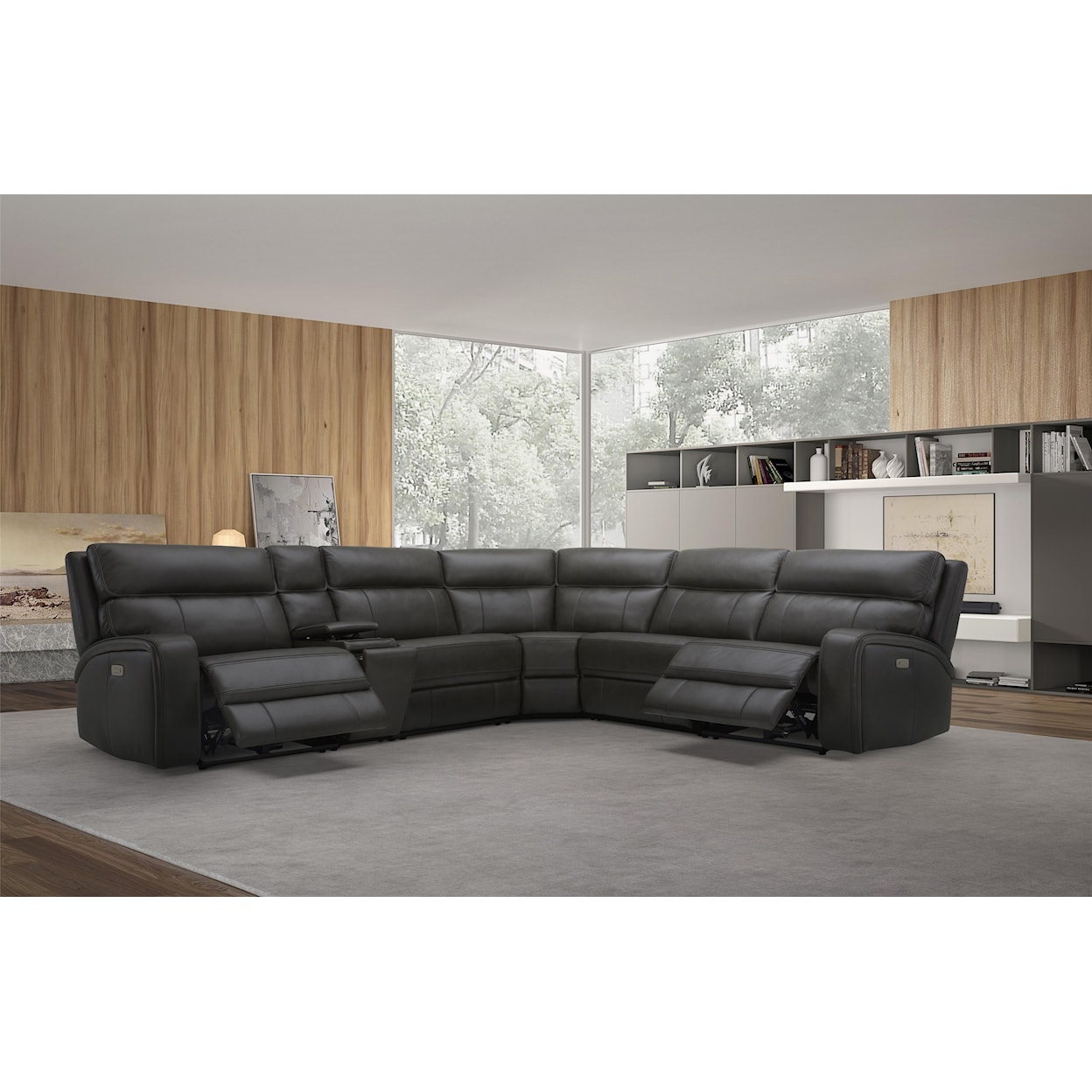 Warehouse M 132 Power Reclining Sectional