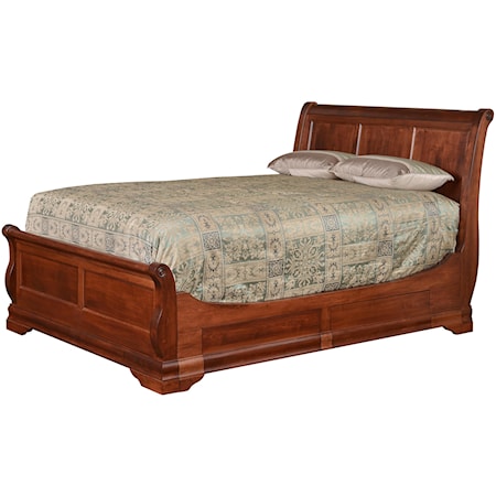 Queen Heirloom Bed With Side Storage