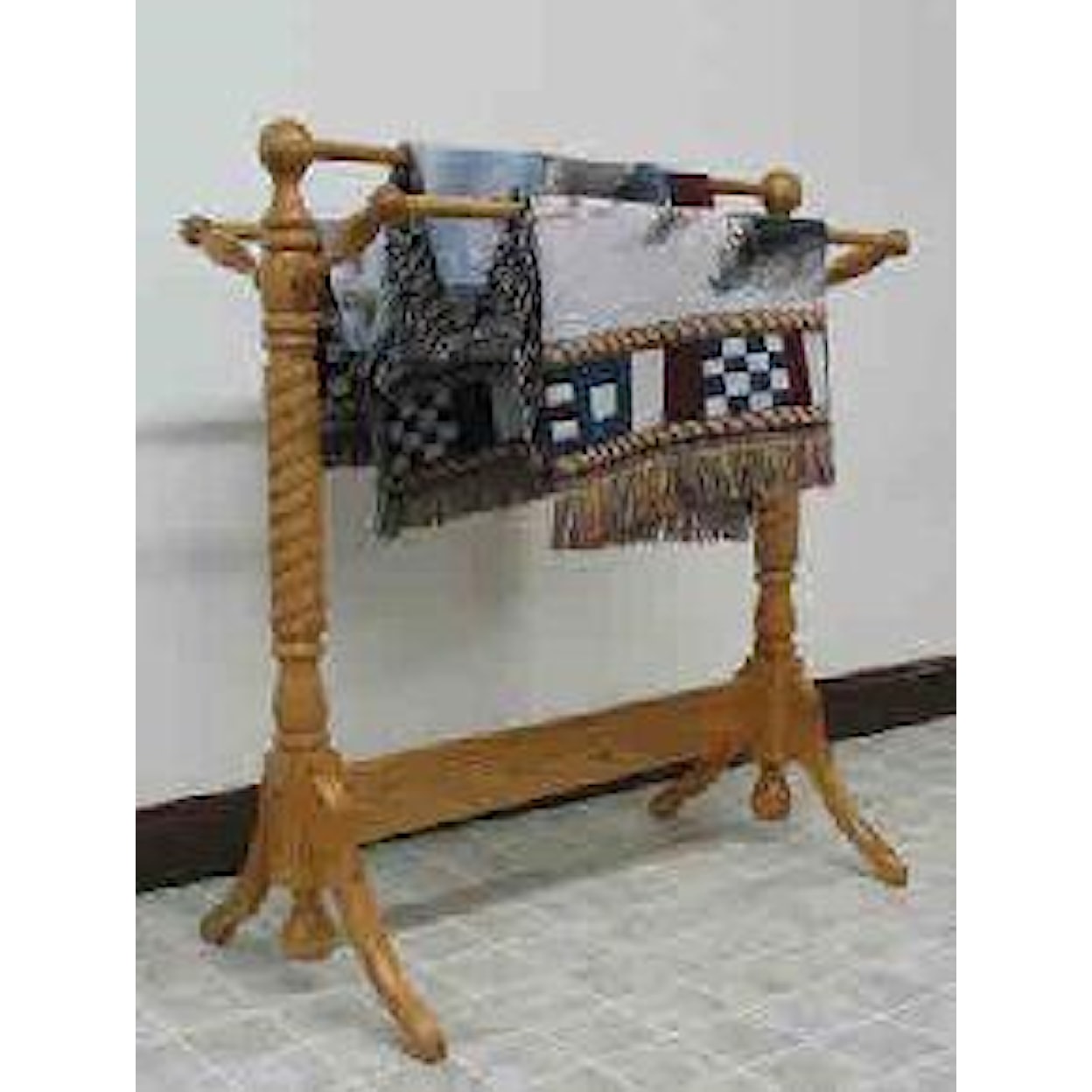 Wayside Custom Furniture Quilt Racks Rope Twist Quilt Rack