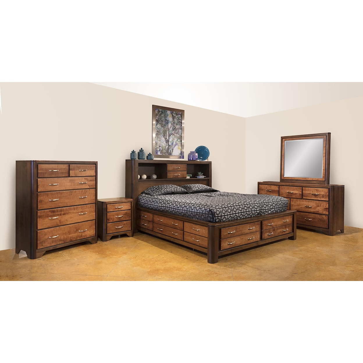 Deer Valley Woodworking London 5pc King Bedroom Group