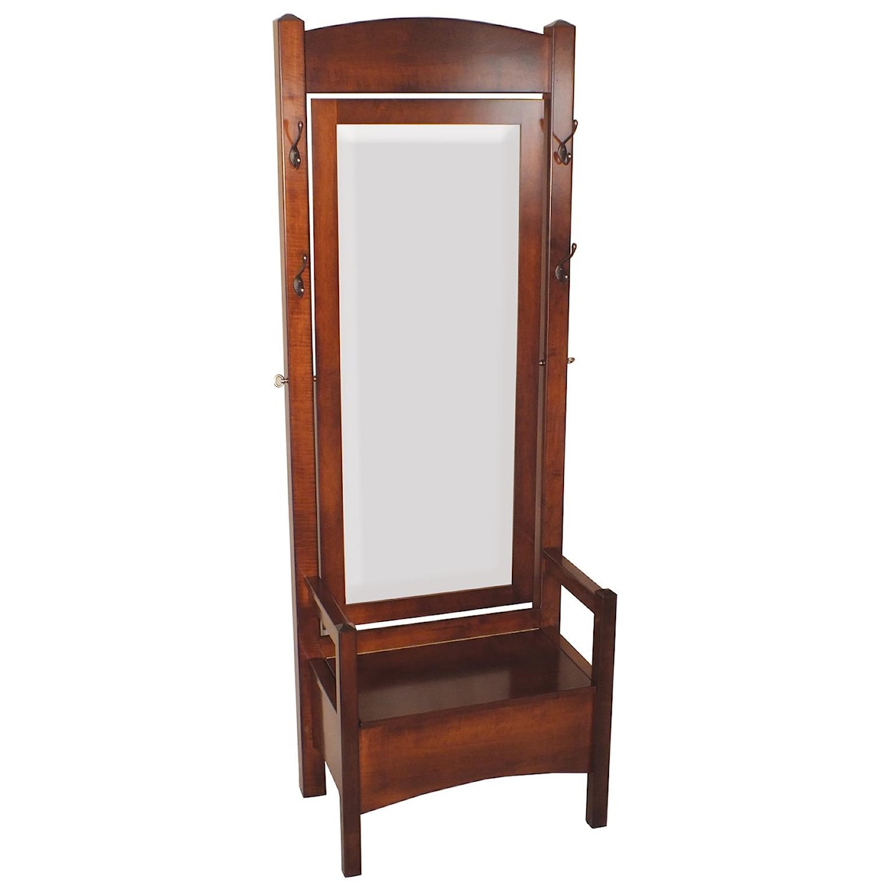 Wayside Custom Furniture Hall Seats Swivel Mirror Hall Seat