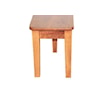 Wayside Custom Furniture Casual Dining Shaker Extend-A-Bench