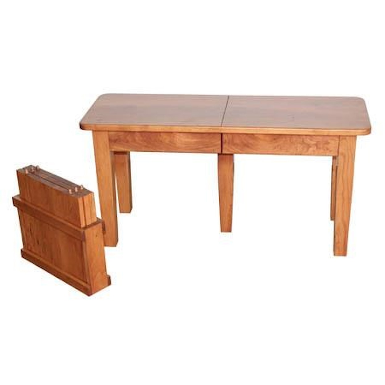 Wayside Custom Furniture Casual Dining Shaker Extend-A-Bench