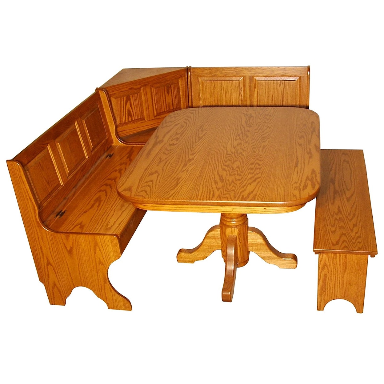 Wayside Custom Furniture Casual Dining 5 Pc Traditional Breakfast Nook