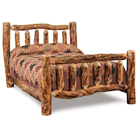 King Log Bed